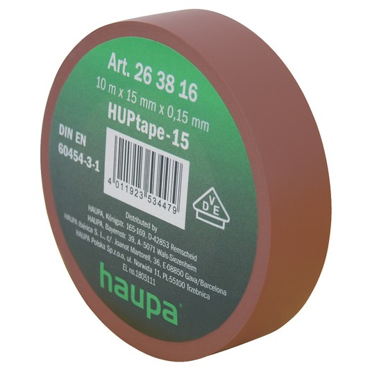 TAŚMA IZOL. 19mmx20m BRĄZOWA TAŚMA -zdjęcie numer 1