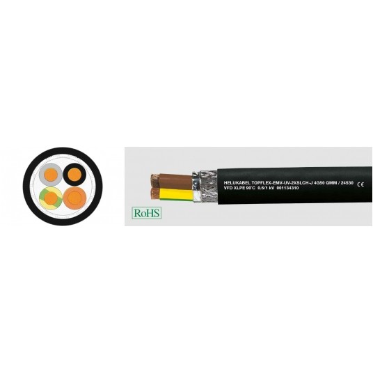 TOPFLEX-EMV 4x16 0,6/1KV UV 2XSLCH-J KABEL -zdjęcie numer 1