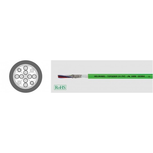 TOPGEBER 512 4x2x0,25+2X0,5 PRZEWÓD 4X(2X0.25 CF) -zdjęcie numer 1