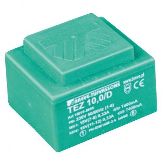 TRANSFORMATOR TEZ 10,0/D 230/24V -zdjęcie numer 1