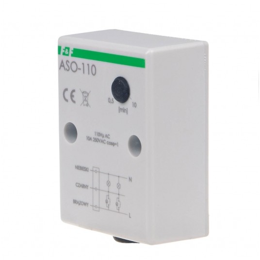 Un=110V, I=10A, przewód przyłączeniowy 0,5 AUTOMAT SCHODOWY -zdjęcie numer 1