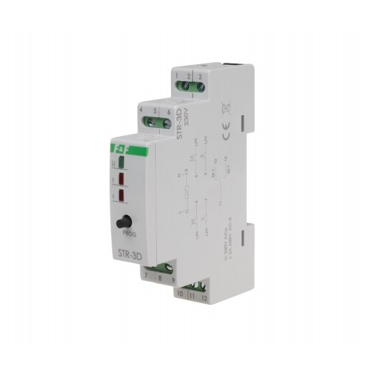 uniwersalny, Un=230V AC, 8A, 1 moduł STEROWNIK ROLET -zdjęcie numer 1