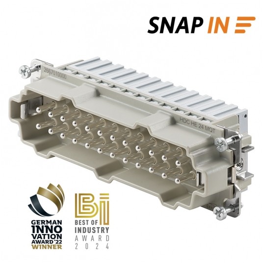 W.HDC HE 24 MQT GNIAZDO SNAP IN -zdjęcie numer 1