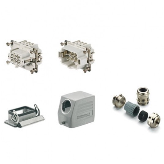 W.HDC-KIT-HE 06.100 M ZŁĄCZE PRZEMYSŁOWE KOMPLET -zdjęcie numer 1