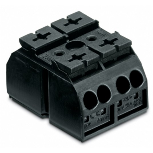 WA.BLOK ZASILAJĄCY 4-przewodowy czarny -zdjęcie numer 1