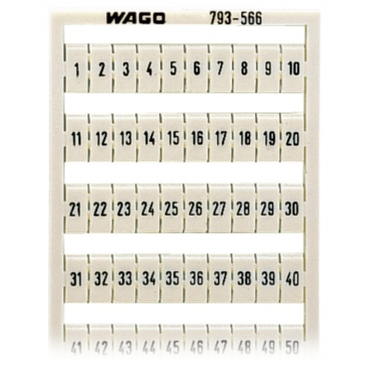 WA.OZNACZNIKI 2X 1-50 OZNACZNIKI -zdjęcie numer 1