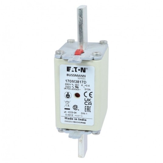 Wkł. szybka 315A 690V aR DIN 1 podwójny wskaź -zdjęcie numer 1