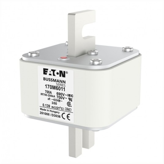 Wkł. szybka 700A 690V aR 000TN/80 -zdjęcie numer 1