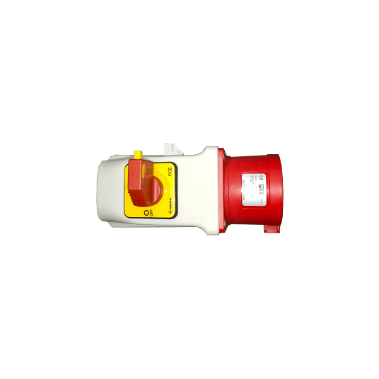Wtyczka odbiornikowa KOMBI 32A 5P 400V czerwona IP44 625-6W -zdjęcie numer 1