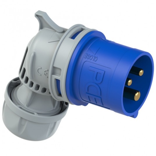 WTYCZKA PRZENOŚNA KĄTOWA IP44 16A 3P TT TURBO TWIST -zdjęcie numer 1