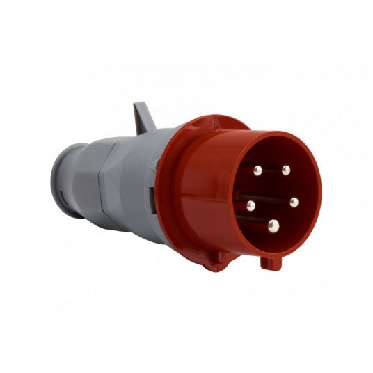 WTYCZKA SIŁOWA ZWROTNICA 32A 5-P WTYCZKA NA KABEL -zdjęcie numer 1