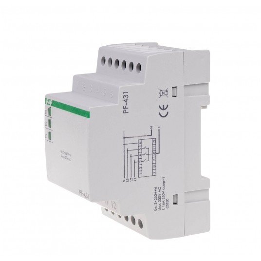 z fazą priorytetową, I=16A, 3 moduły AUTOMATYCZNY PRZEŁĄCZNIK FAZ -zdjęcie numer 1