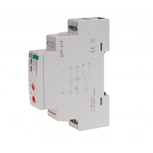 z kanałem przelotowym, styk 1P, Imax=16A, PRZEKAŹNIK PRĄDOWY -zdjęcie numer 1