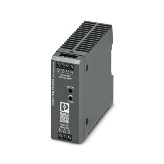 Zasilacz impulsowy 100‑240V AC/ 24V DC 60W 2,5A ESSENTIAL PS‑EE‑2G/1AC/24DC/60W/SC -zdjęcie numer 1