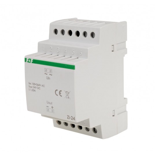ZASILACZ IMPULSOWY ZI-24 30W 1,25A 100-264VAC/24VDC -zdjęcie numer 1