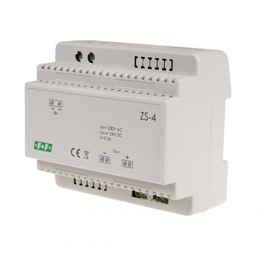 Zasilacz stabilizowany 230VAC/24VDC ZS-4 -zdjęcie numer 1