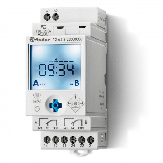 Zegar tygodniowy NFC 2P 16A 230V AC/DC -zdjęcie numer 1