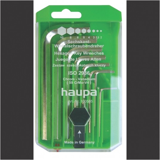 ZESTAW KLUCZY 6-KĄTNYCH KLUCZE 6-KĄTNE 2-10MM -zdjęcie numer 1