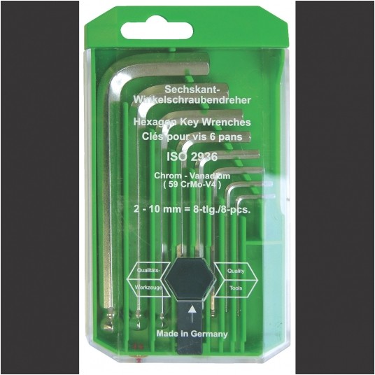 ZESTAW KLUCZY 6-KĄTNYCH KLUCZE IMBUSOWE Z GŁOWICĄ 8-EL -zdjęcie numer 1