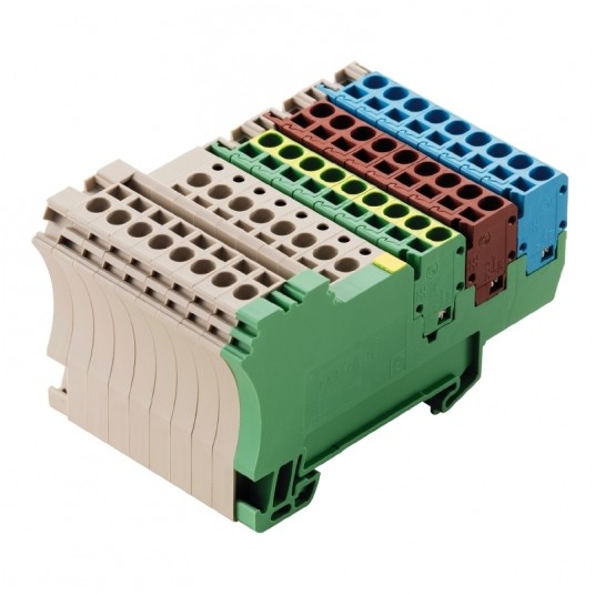 ZIA 1.5/4L-PE/8/KB Rzędowa listwa zaciskowa inicj -zdjęcie numer 1