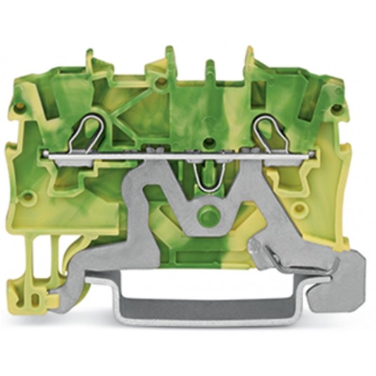 ZŁĄCZKA 2-PRZEWOD.1,5mm ŻÓŁTO-ZIELONA ZŁĄCZKA -zdjęcie numer 1