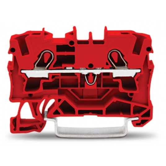 ZŁACZKA 2-PRZEWOD. 4mm CZERWONA ZŁACZKA -zdjęcie numer 1