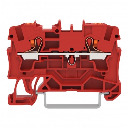 ZŁACZKA 2-PRZEWOD. 4mm CZERWONA ZŁACZKA op=50 szt. -zdjęcie numer 1