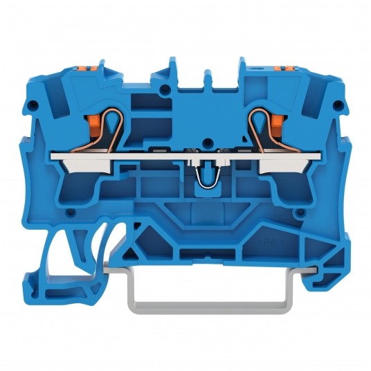 ZŁACZKA 2-PRZEWOD. 4mm NIEBIESKA ZŁACZKA op=50 szt. -zdjęcie numer 1