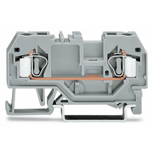 ZŁĄCZKA 2-PRZEWOD. 4mm SZARA -zdjęcie numer 1