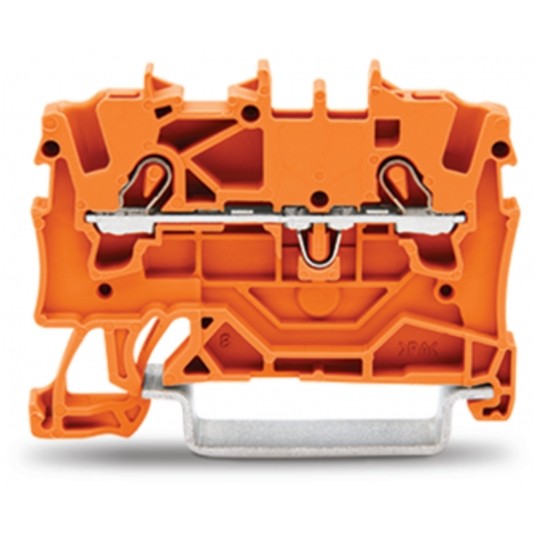 ZŁĄCZKA 2-PRZEWODOWA 1,5MM2 POMARAŃCZOWA ZŁĄCZKA -zdjęcie numer 1