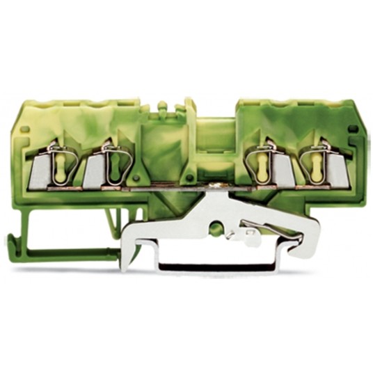 Złączka 4-przewodowa 2,5mm2 żółto-zielona ZŁĄCZKA -zdjęcie numer 1