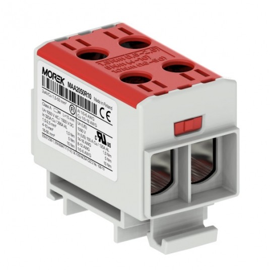 ZŁĄCZKA OTL50-2 2X1,5 50MM CZERWONA 1500V -zdjęcie numer 1