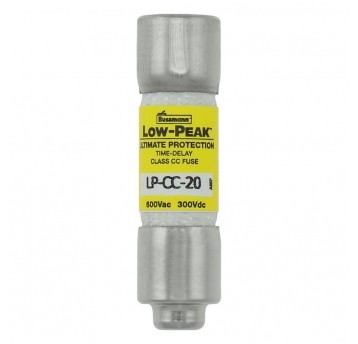20A 600 VAC/300VDC, zwłoczna, klasa CC