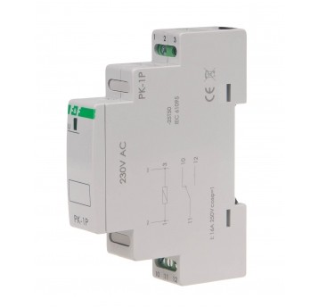230V AC, styk 1P, I=16A, 1 moduł ELEMENT UKŁADÓW STEROWANIA