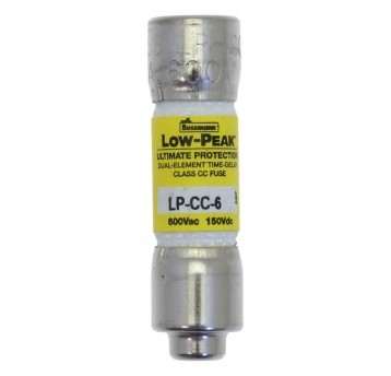 6A 600 VAC/150VDC, zwłoczna, klasa CC