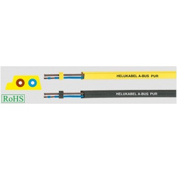 A-BUS PUR 2x1,5mm CZARNY KABEL