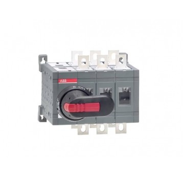 ABB.PRZEŁĄCZNIK I-0-II 250A 3P Z WAŁKIEM I CZARNĄ RĄCZKĄ IP65