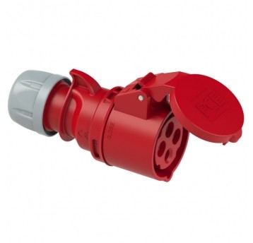 AK2.GNIAZDO PRZENOŚNE 32A 4P CZERWONE