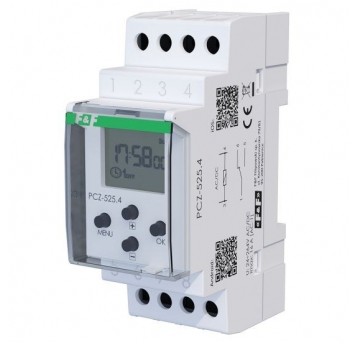 astronomiczny z przerwą nocną, styk 1P, I= ZEGAR STERUJĄCY PROGRAMOWALNY