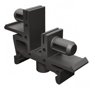 BB4 WSPORNIK DIN DLA LISTWY BB83 CZARNY MOREK