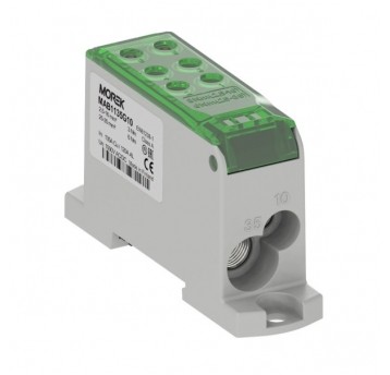 BLOK DYSTRYBUCYJNY OJL135A ZIELONY WEJ.1X35 WYJ.2X10/4X16MM