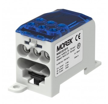 BLOK DYSTRYBUCYJNY OJL200A NIEBIESKI WEJ.1X70 WYJ.6X16