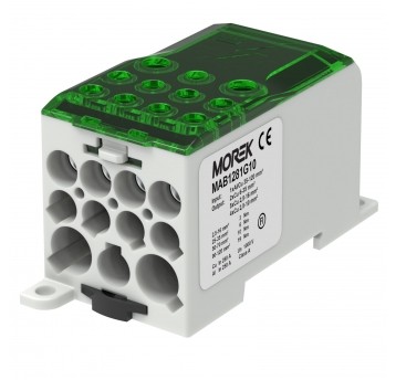 BLOK DYSTRYBUCYJNY OJL280A ZIELONY WEJ.1X120 WYJ.2X35/5X16/4X10