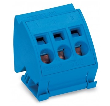 BLOK POTENCJAŁOWY 4MM NIEBIESKI BLOK 3BIEG.