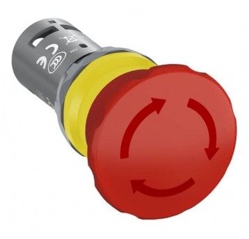 CE4T-10R-01 PRZYCISK BEZP. 1NC CZERWONY