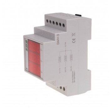 cyfrowy wskaźnik napięcia, trójfazowy, zak WSKAŹNIK ZASILANIA