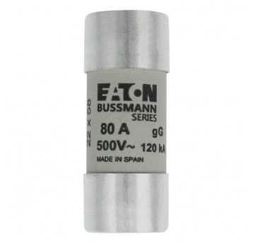 CYLINDRICAL FUSE 22 x 58 80A GG 500V AC Wkładka cylindryczna