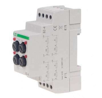czterogniazdowy, maksymalny prąd wkładki 6 MODUŁ BEZPIECZNIKOWY
