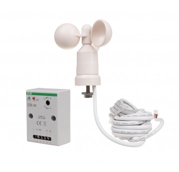 czujnik siły wiatru + wiatraczek, 230V AC STEROWNIK ROLET