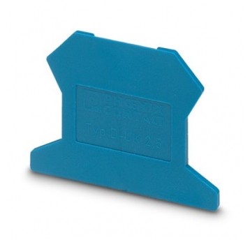 D-UK 2,5 BU ścianka złącza ZŁĄCZE